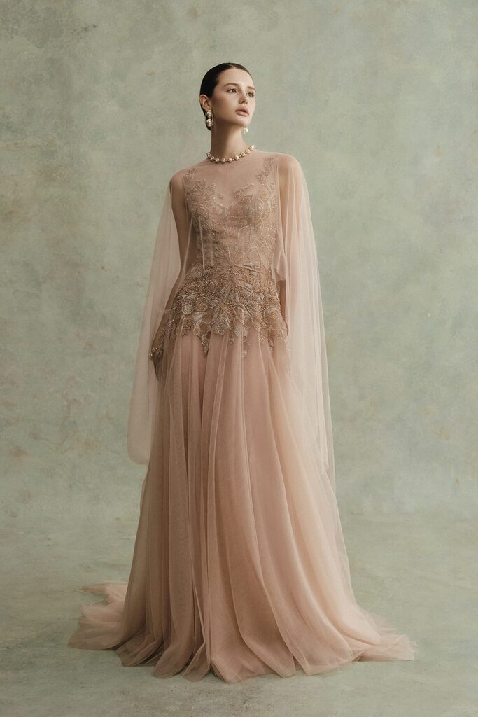 Avelia Beaded Long Dress