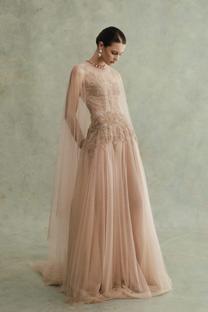 Avelia Beaded Long Dress