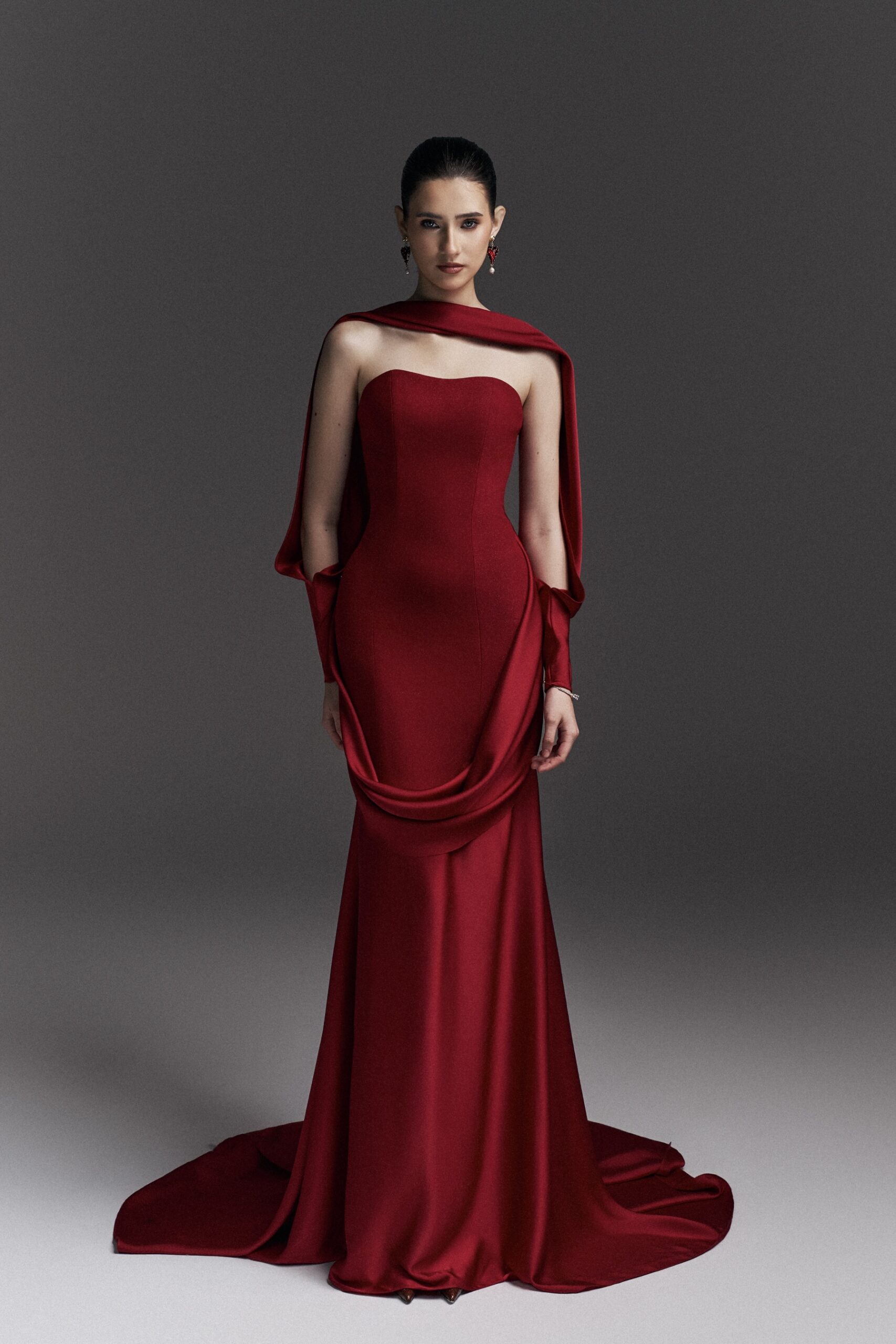 Rosabella Strapless Long Dress