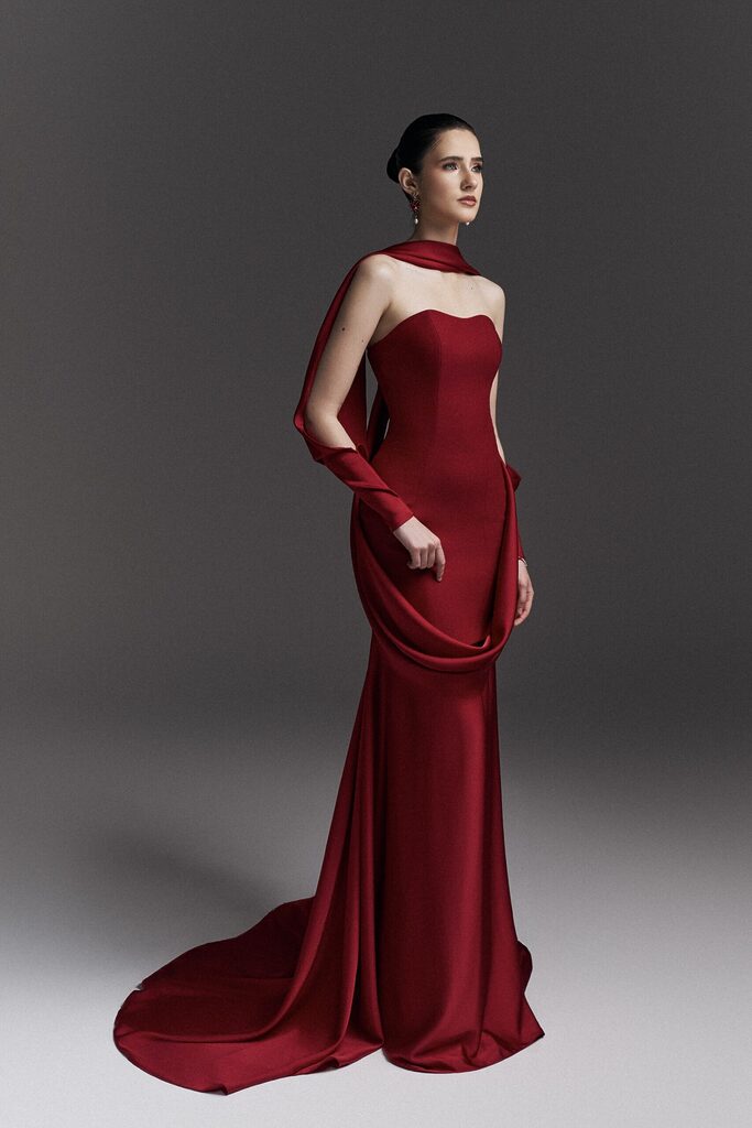 Rosabella Strapless Long Dress