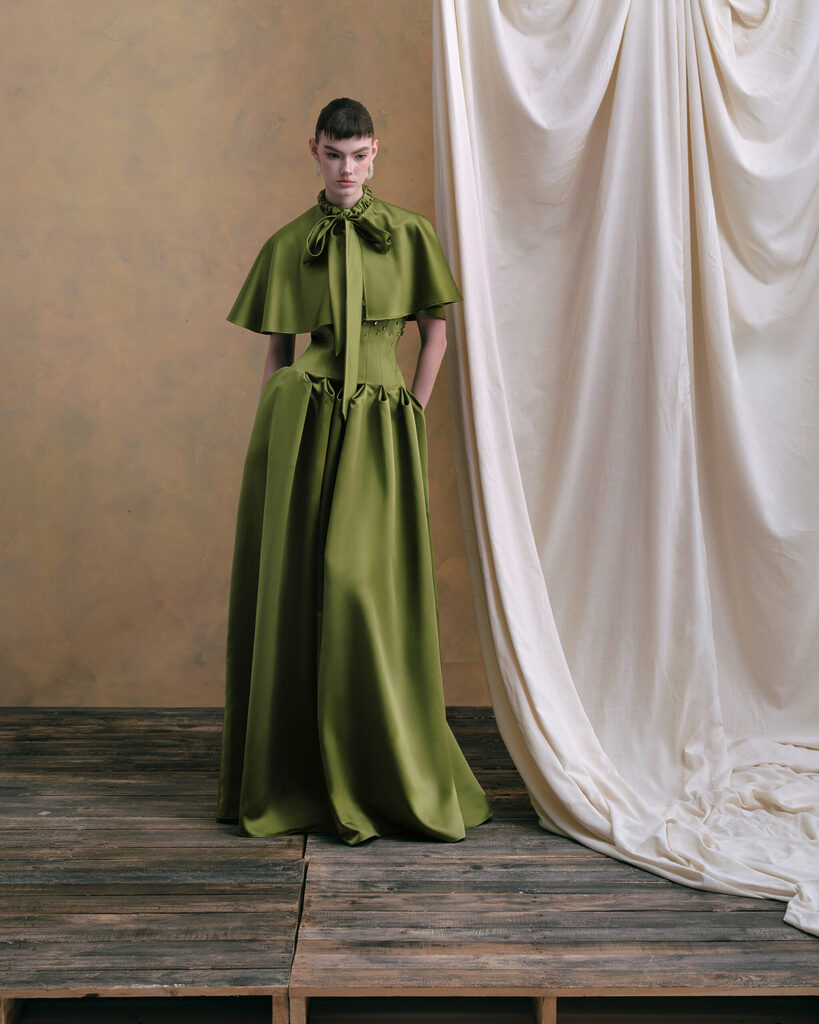 Verena Crystal Strapless Long Dress